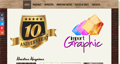 Desktop Screenshot of importgraphic.com