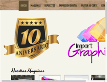 Tablet Screenshot of importgraphic.com